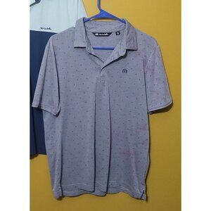 Travis Mathew Cotton Blend Performance Golf Polo M